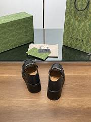 Gucci Horsebit Platform Loafer Black - 6