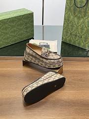 Gucci Horsebit Platform Loafer Beige & Brown - 6