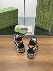  Gucci Horsebit Platform Loafer Beige & Black - 5