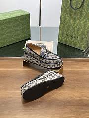  Gucci Horsebit Platform Loafer Beige & Black - 6