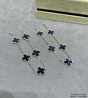 Colestore Van Cleef & Arpels Blue Five-flower Four-leaf Clover Bracelet - 4