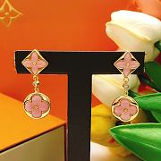 Louis Vuitton Pink Tassel Flower Earrings - 5