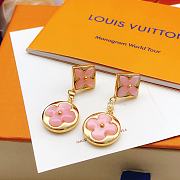 Louis Vuitton Pink Tassel Flower Earrings - 4