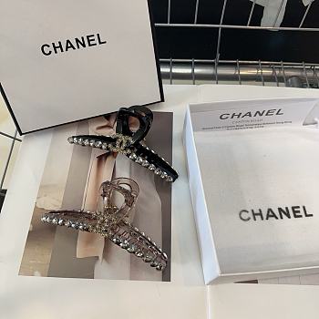 Chanel Small-Style Clip Black/ Grey