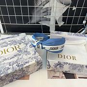 Dior Denim Headband Light Blue/ Dark Blue - 5