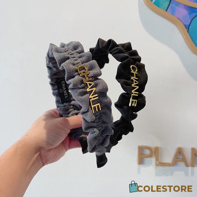 Chanel Headband Black / Grey - 1