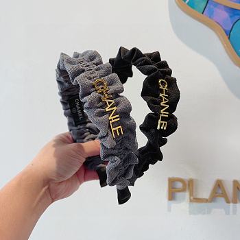 Chanel Headband Black / Grey
