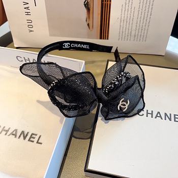 Chanel Organza Angled Headband