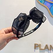Chanel Organza Angled Headband - 2