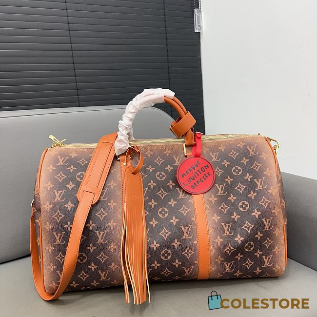 Louis Vuitton Keepall Bandoulière 50 Travel Bag Brown M11541 50 x 29 x 23 cm - 1