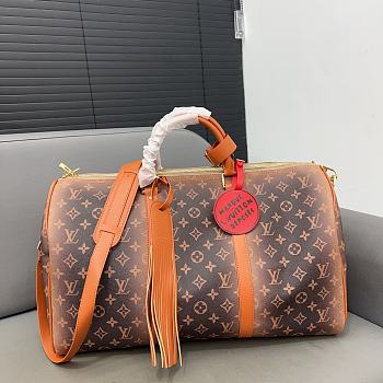 Louis Vuitton Keepall Bandoulière 50 Travel Bag Brown M11541 50 x 29 x 23 cm