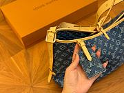 Louis Vuitton CarryAll Monogram Denim 38.29 cm - 5