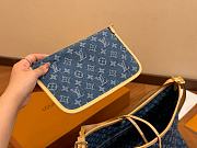 Louis Vuitton CarryAll Monogram Denim 38.29 cm - 6
