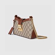 Gucci Padlock Shoulder Bag Brown Leather 811705 27 x 14 x 6 cm - 2