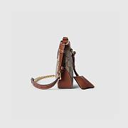 Gucci Padlock Shoulder Bag Brown Leather 811705 27 x 14 x 6 cm - 5