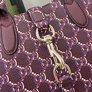 Gucci Small Tote Bag With GG Rosso Ancora Leather 24 x 17.5 x 8.5 cm - 4