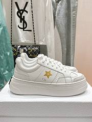 Dior Star Sneaker White Caftskin And Suede  - 1