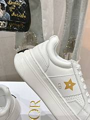 Dior Star Sneaker White Caftskin And Suede  - 3