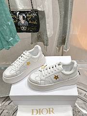 Dior Star Sneaker White Caftskin And Suede  - 4