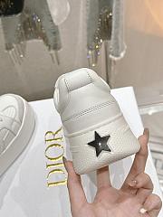 Dior Star Sneaker White Caftskin And Suede  - 5