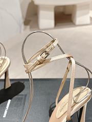 Saint Laurent Corinne Sandals In Saint Crepe  - 6