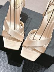 Saint Laurent Corinne Sandals In Saint Crepe  - 3