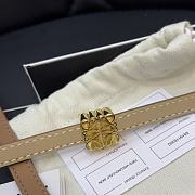 Loewe Anagram Belt In Pebble Grain Caftskin  - 1