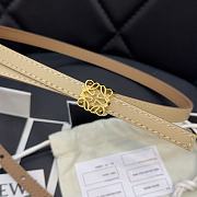 Loewe Anagram Belt In Pebble Grain Caftskin  - 5