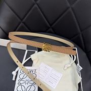 Loewe Anagram Belt In Pebble Grain Caftskin  - 4