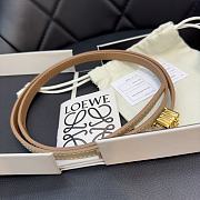 Loewe Anagram Belt In Pebble Grain Caftskin  - 3