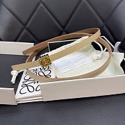 Loewe Anagram Belt In Pebble Grain Caftskin  - 2