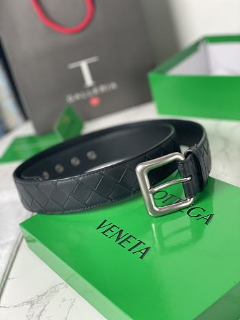 Bottega Veneta Men's Intrecciatio Reversible Belt  