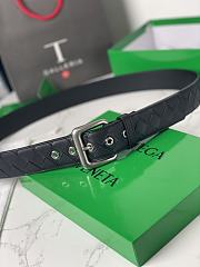 Bottega Veneta Men's Intrecciatio Reversible Belt   - 3