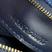 Colestore Gucci Marmont Shoulder Bag With Crystals Blue Farbic 26 x 15 x 7 cm - 4