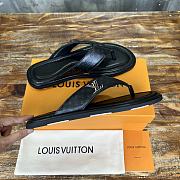 Louis Vuitton Mirabeau Thong Caft Leather Black - 2