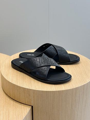 Dior Alias Sandal Black Dior Oblique Jacquard