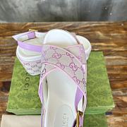 Gucci Women's Supreme Platform Slide Sandal Light Pink - 5