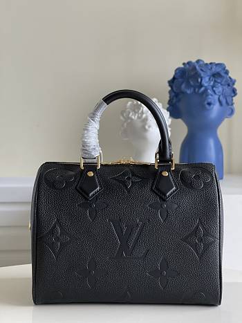 Louis Vuitton Speedy Bandoulière 25 Black Monogram Empreinte Leather M58951 25 x 19 x 15 cm
