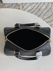 Louis Vuitton Speedy Bandoulière 25 Black Monogram Empreinte Leather M58951 25 x 19 x 15 cm - 4