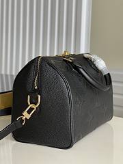Louis Vuitton Speedy Bandoulière 25 Black Monogram Empreinte Leather M58951 25 x 19 x 15 cm - 5