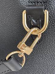 Louis Vuitton Speedy Bandoulière 25 Black Monogram Empreinte Leather M58951 25 x 19 x 15 cm - 6