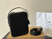 Prada Brique Saffiano Leather Bag Black 26 x 20 cm - 6