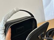 Prada Brique Saffiano Leather Bag Black 26 x 20 cm - 5