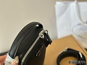 Prada Brique Saffiano Leather Bag Black 26 x 20 cm - 4
