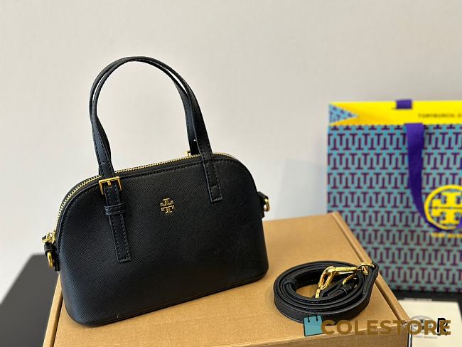 Colestore Tory Burch Womens Emerson Dome Satchel Crossbody Bag 22 x 14 cm - 1