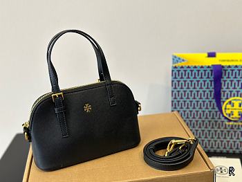 Colestore Tory Burch Womens Emerson Dome Satchel Crossbody Bag 22 x 14 cm