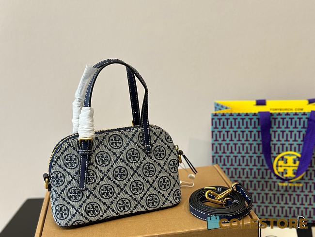 Tory Burch Barrel Mini T Monogram 22 x 14 cm - 1