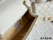 Chanel Mini Flap Bag White 20 cm  - 6