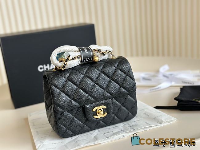 Chanel Mini Flap Bag Black 20 cm  - 1