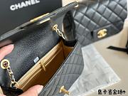 Chanel Mini Flap Bag Black 20 cm  - 4